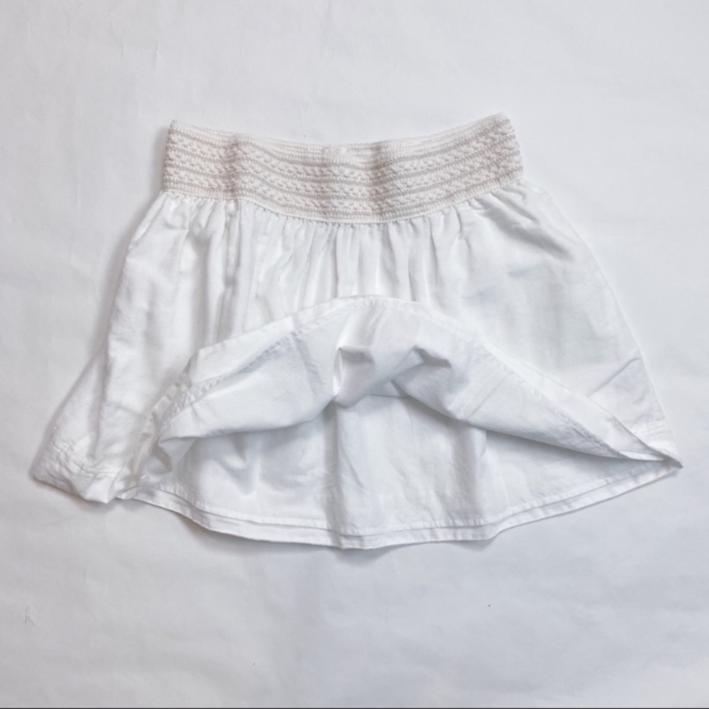 $89 J. Crew linen blend pull on mini skirt L - Picture 6 of 7